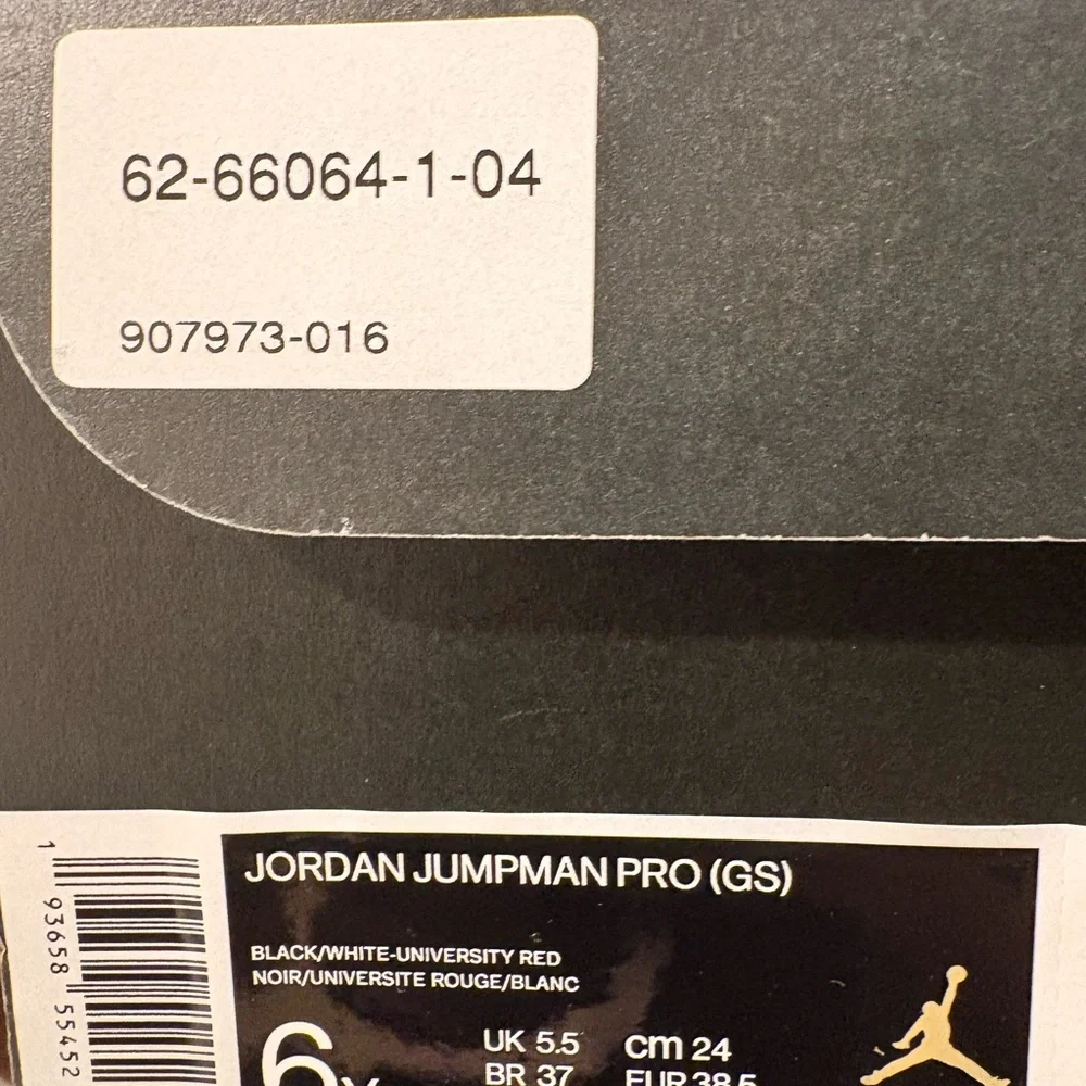 Jordan Men’s Black/Red Basketball Sneakers
